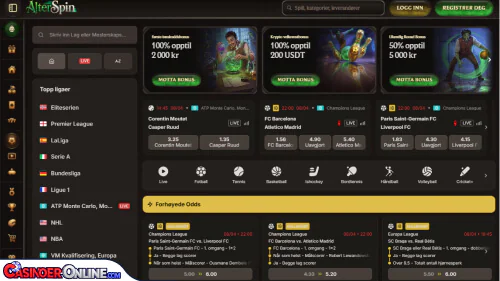 AlterSpin Casino Sports
