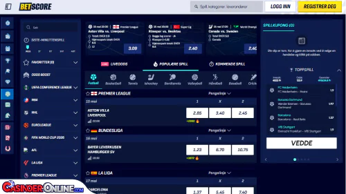 BetScore Casino Sports