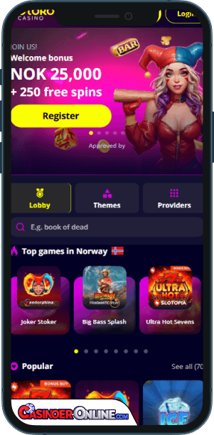 Slotoro Casino Mobilapp