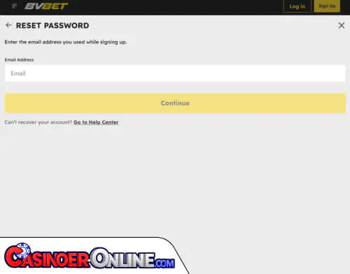 BVBet Casino Problemer med innlogging