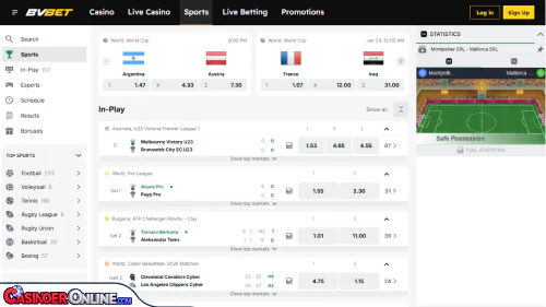 BVBet Casino Sports