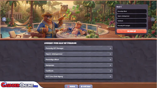 Bearo Casino Vip-programmet