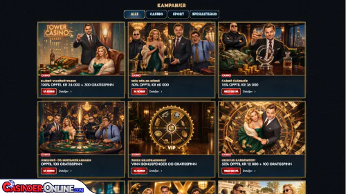 TowerCasino Bonuser