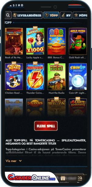 TowerCasino Mobilapp